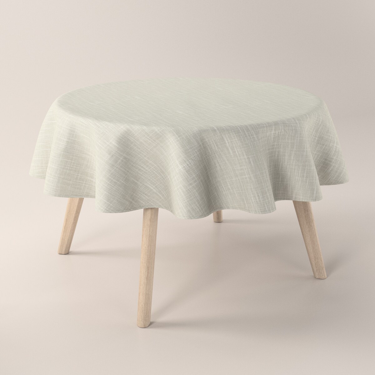 Obrus okrągły 160x160 beżowy