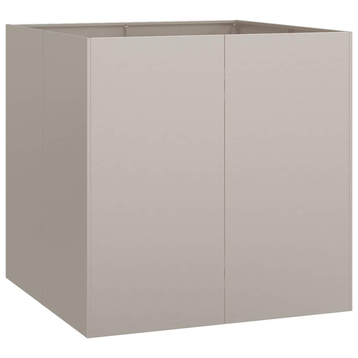 vidaXL Doniczka Rusty 80x80x80 cm Stal nierdzewna