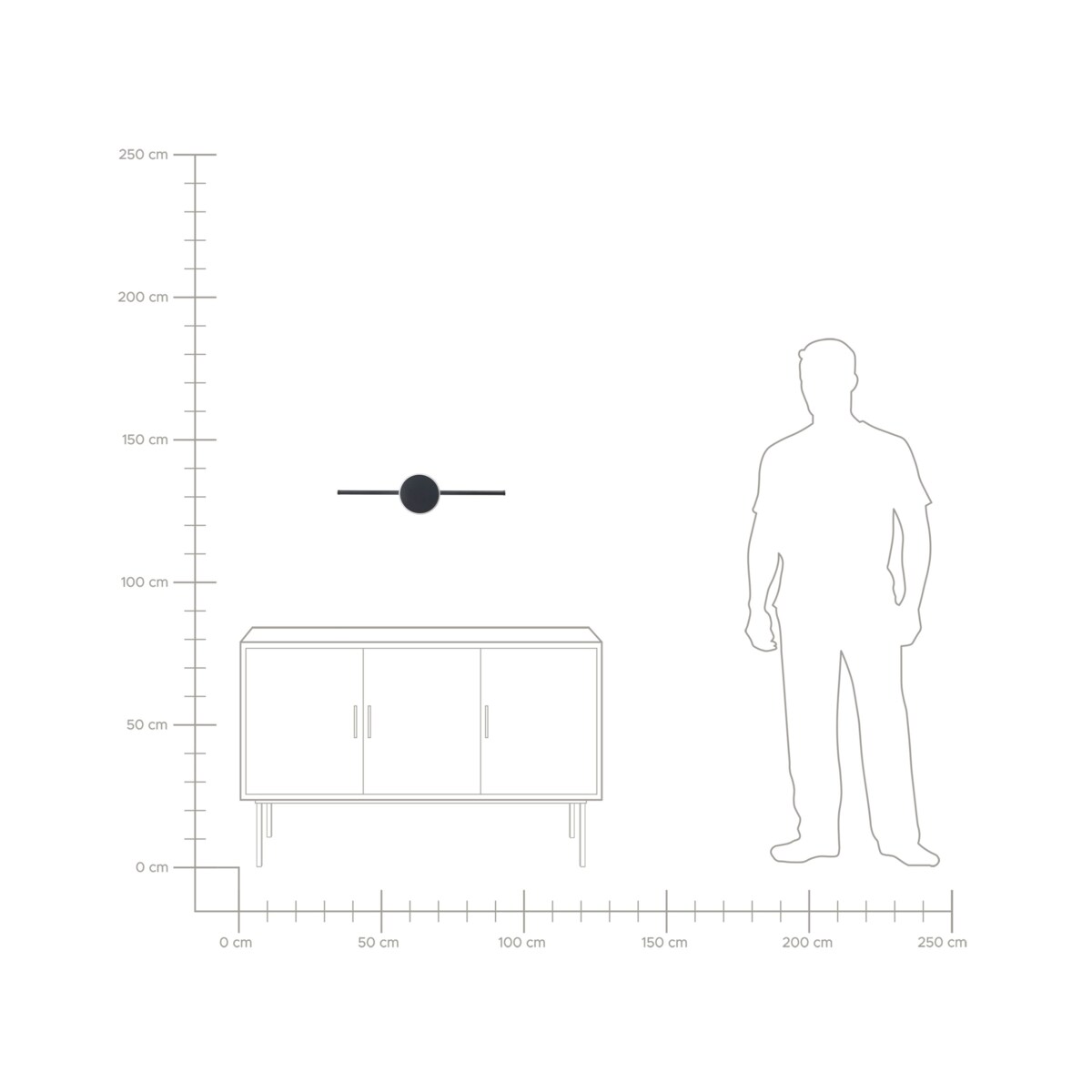 Kinkiet LED obrazowy/łazienkowy OTHAIN Metal Czarny