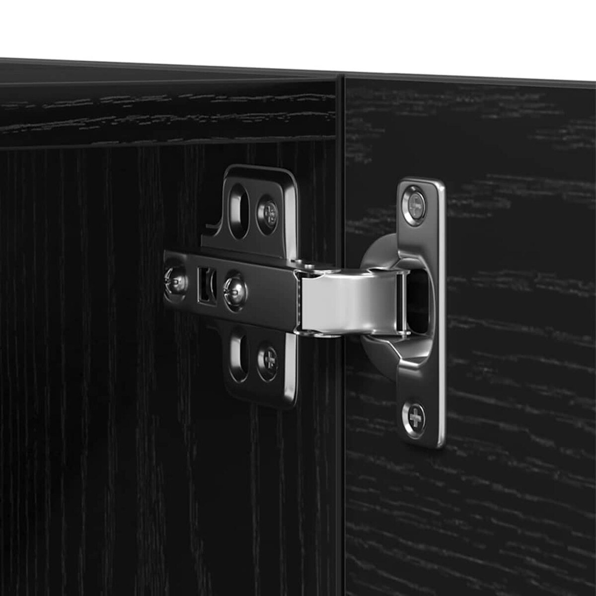 vidaXL Zestaw szafek RTV 4 pcs Czarny dąb 80 x 30 x 30 cm