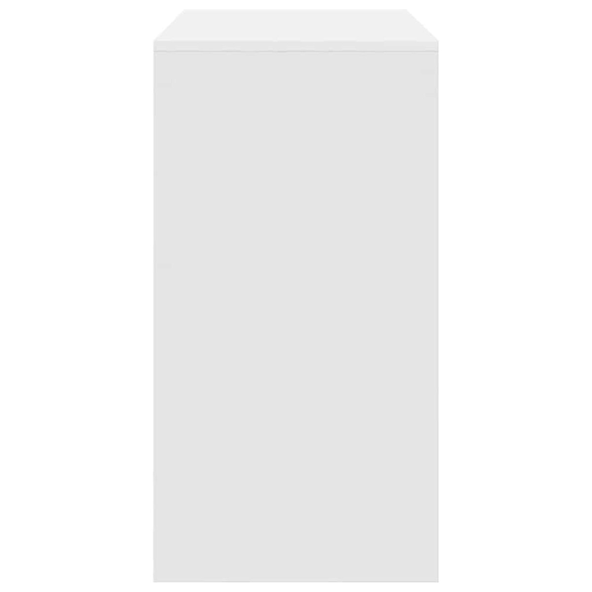 vidaXL Biurko Biały 90 x 40 x 76 cm Materiał drewnopochodny