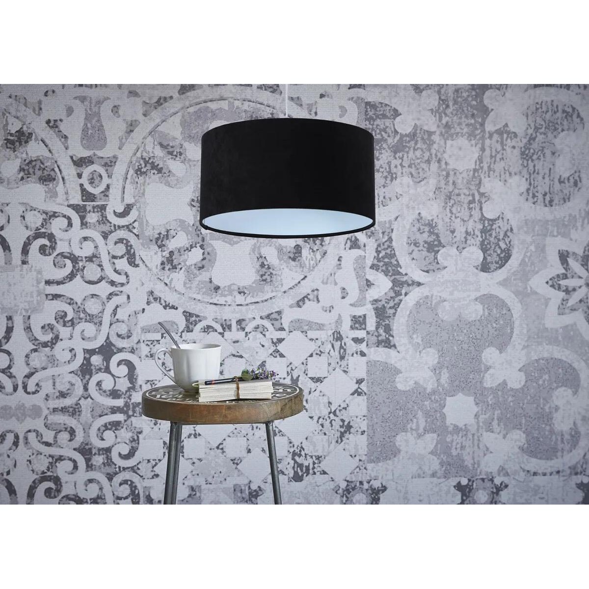 Lampa wisząca HOME 40 czarna/biała