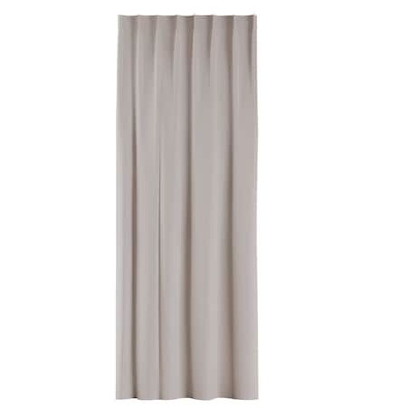 Zasłona na haczykach flex pojedynczych 130x260 beżowy