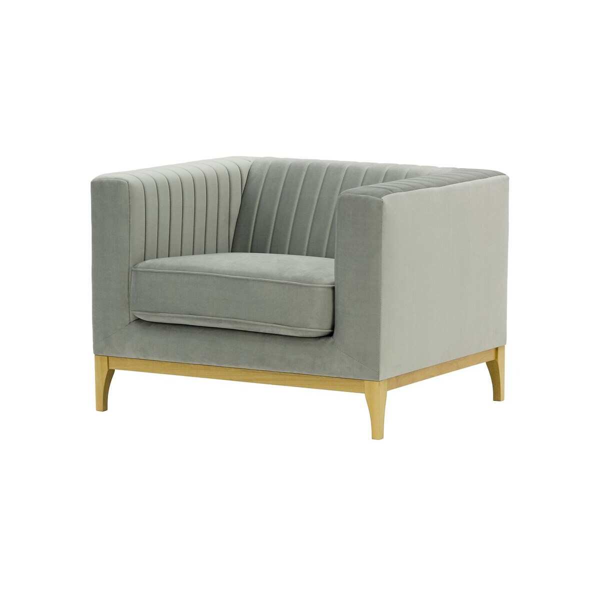 Fotel Slender Wood-Velluto 15-like oak