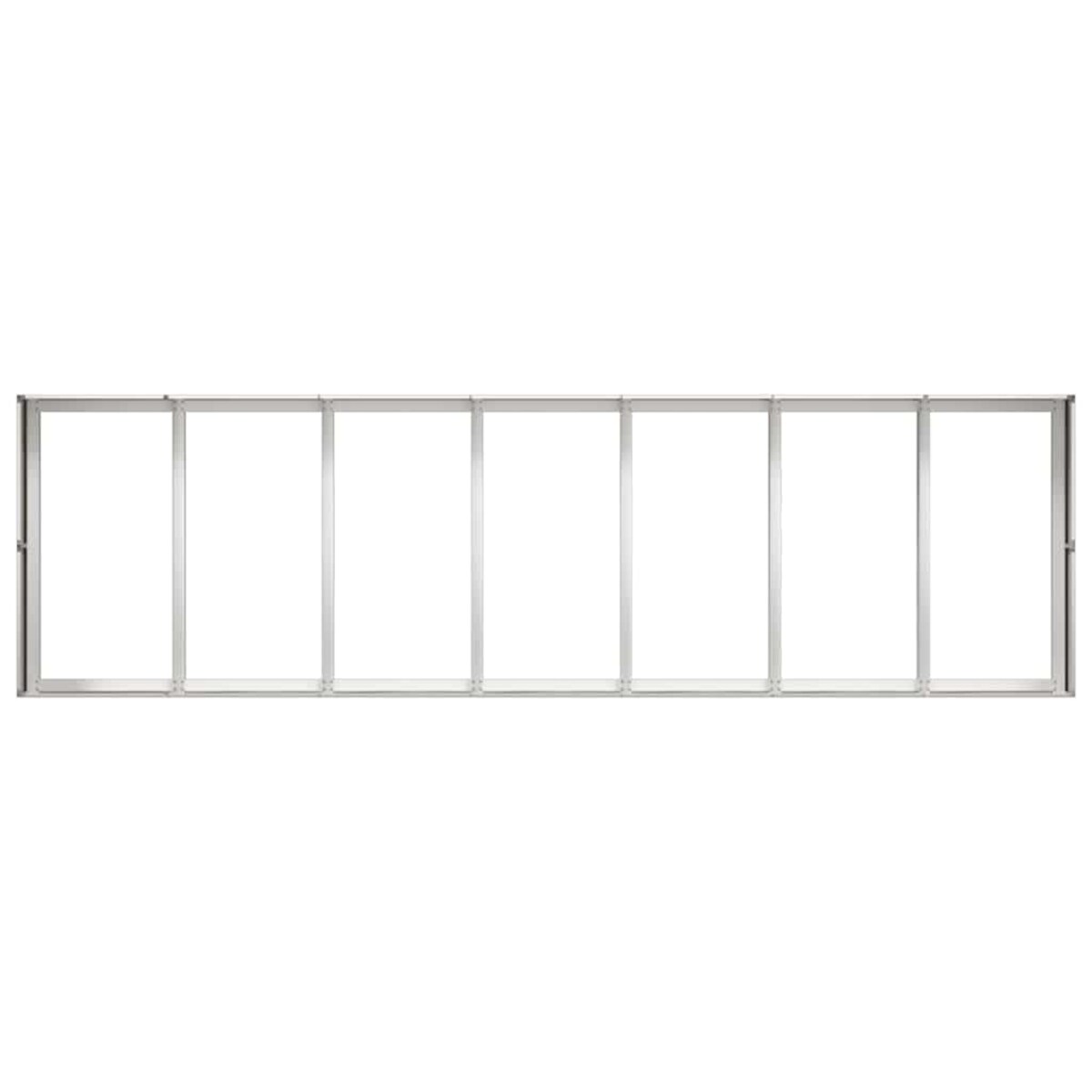 vidaXL Doniczka 280x80x40 cm Stal nierdzewna