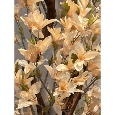 Drzewo kwitnące kremowe na naturalnym pniu 200cm