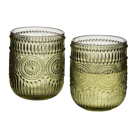 ELISE GREEN Komplet 4 szklanek 260ml7.5x9.2cm