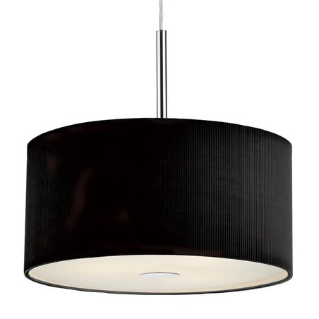 Lampa wisząca Zaragoza ZAR1022 Dar Lighting do przedpokoju srebrna biała czarna