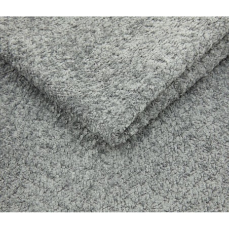 Narożnik MONO z funkcją spania i ozdobnymi poduszkami prawy, szary