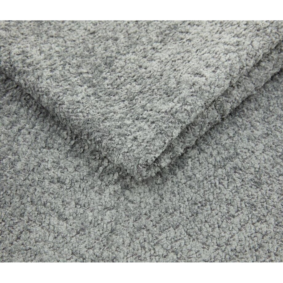 Narożnik MONO z funkcją spania i ozdobnymi poduszkami prawy, szary