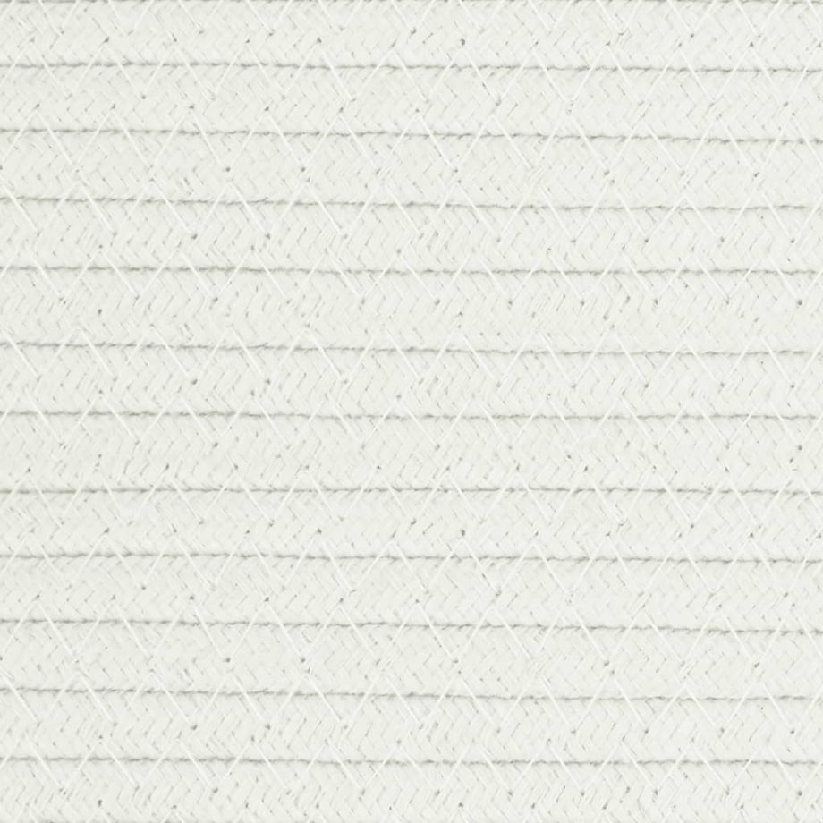 vidaXL Kosz do przechowywania, brązowo-biały, Ø40x35 cm, bawełna