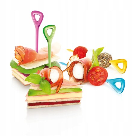 Patyczki Wykałaczki Plastikowe do Koreczków 30 szt Koktajlowe i mprezowe