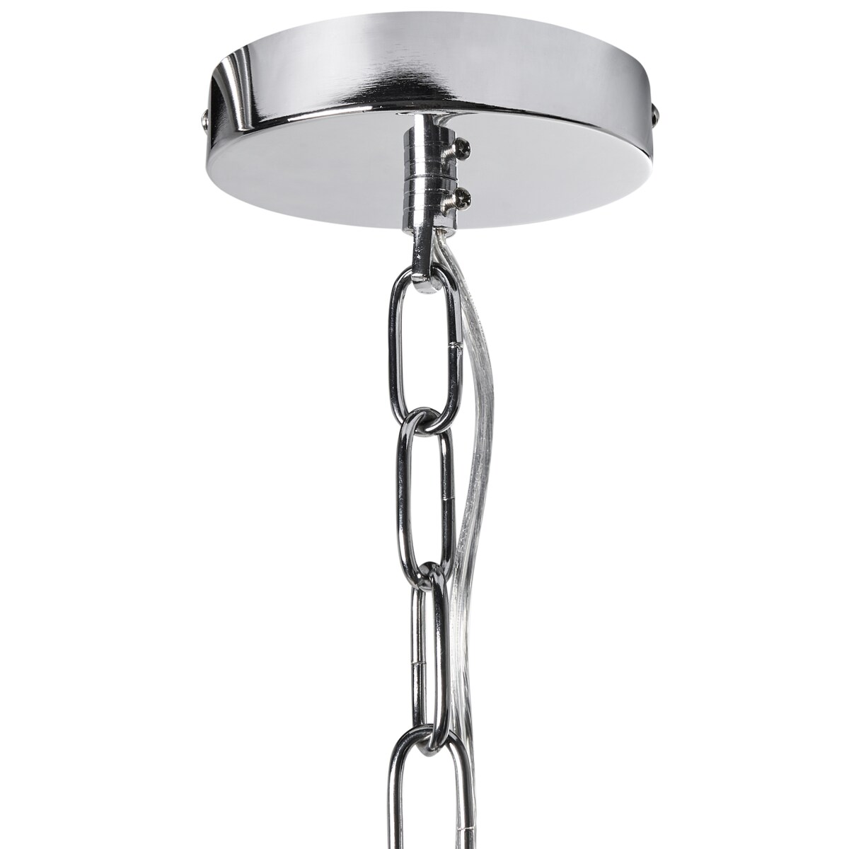 Żyrandol YAMETHIN Metal Srebrny