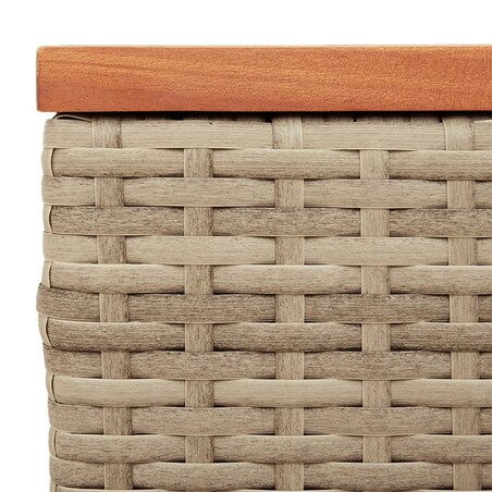 vidaXL Stoliki ogrodowe, 2 szt., beżowe, 55x34x37 cm