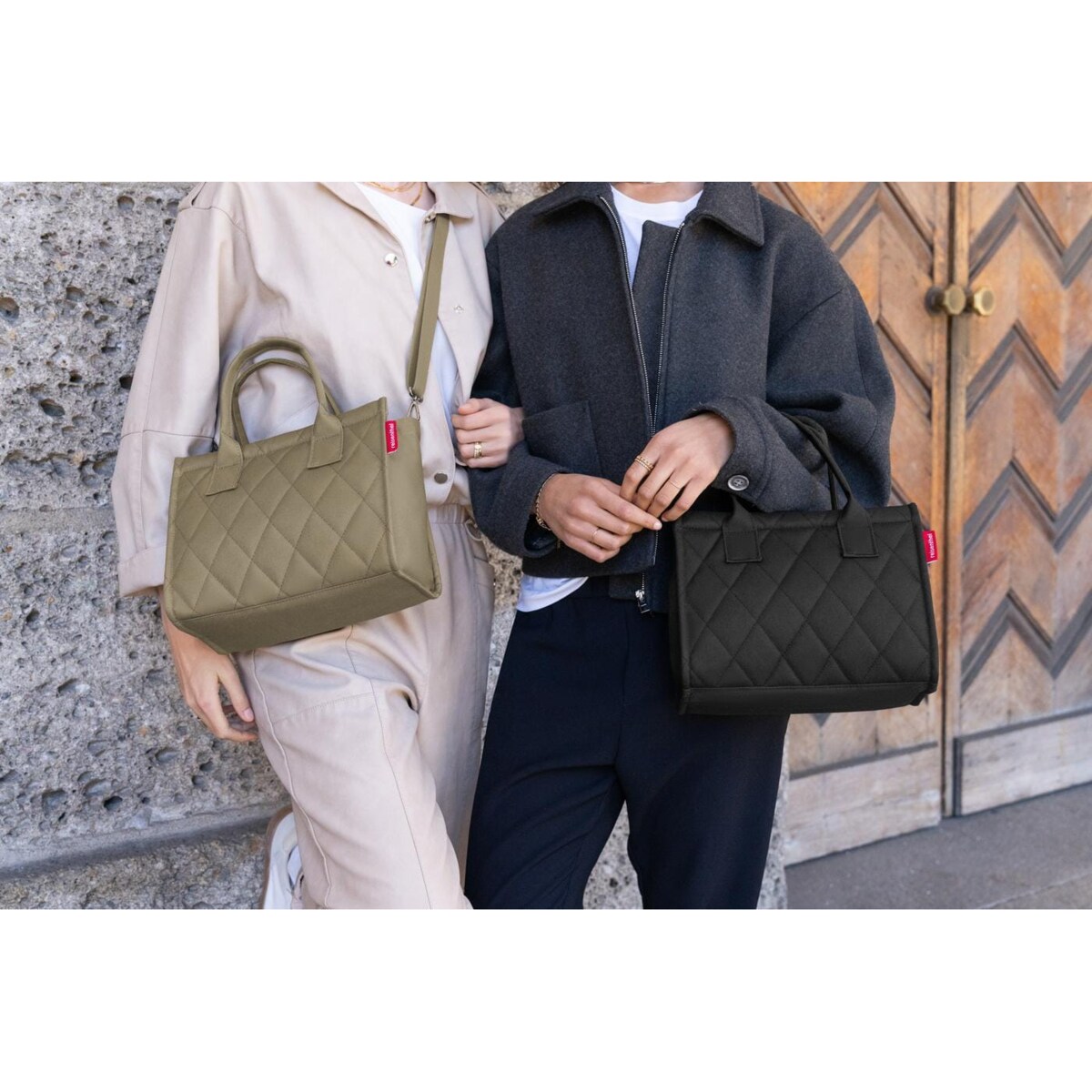 Torba DAILY SHOPPER XS, rhombus olive