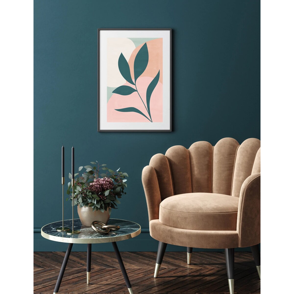 Poster Story, Plakat, Obraz - Pastelowa Gałązka No1, wymiary 21 x 30 cm