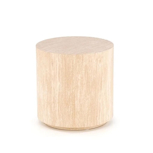 Stolik kawowy TRAVERTINO S okrągły 45x45 trawertyn