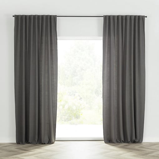 Zasłona BASIC na taśmie marszczącej 140x280cm łupkowo-szary 1szt. 140x280 szary