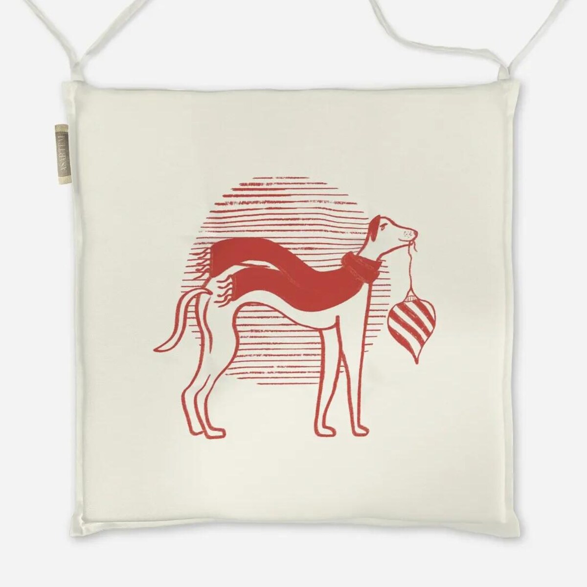 Poduszka świąteczna na krzesło - festive chic