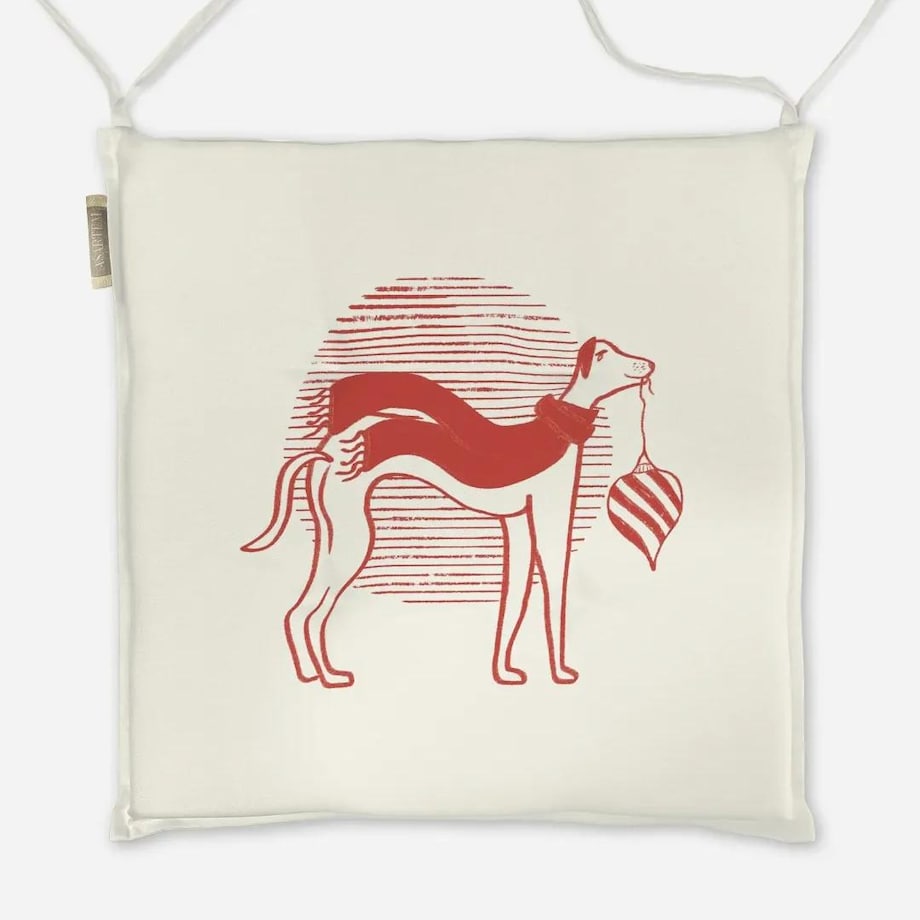 Poduszka świąteczna na krzesło - festive chic