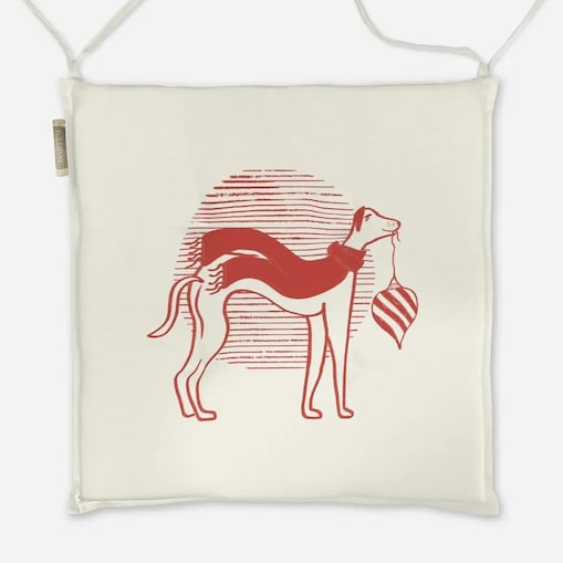 Poduszka świąteczna na krzesło - festive chic