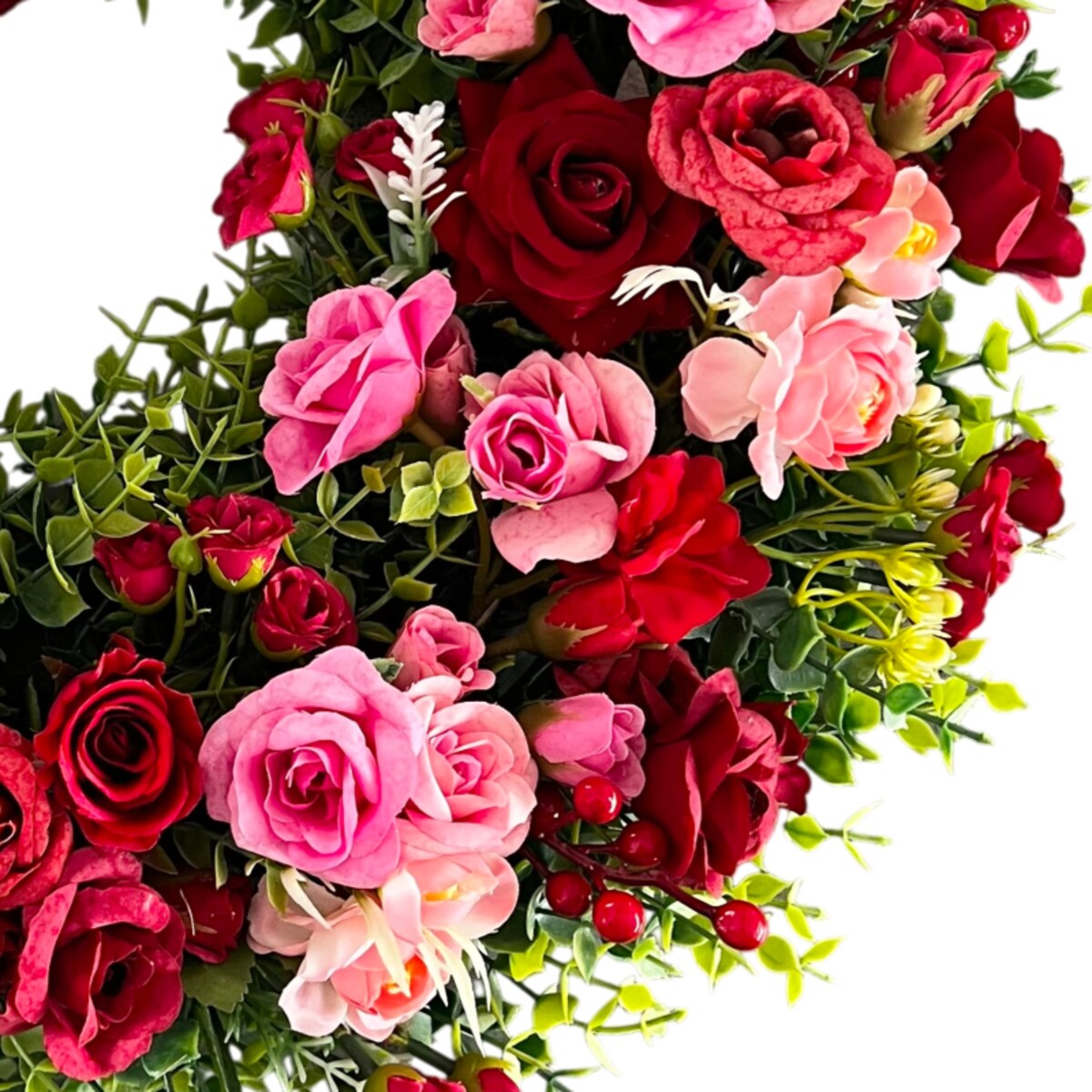 Wiosenny wianek stroik wielkanocny VALENTINA 45 cm