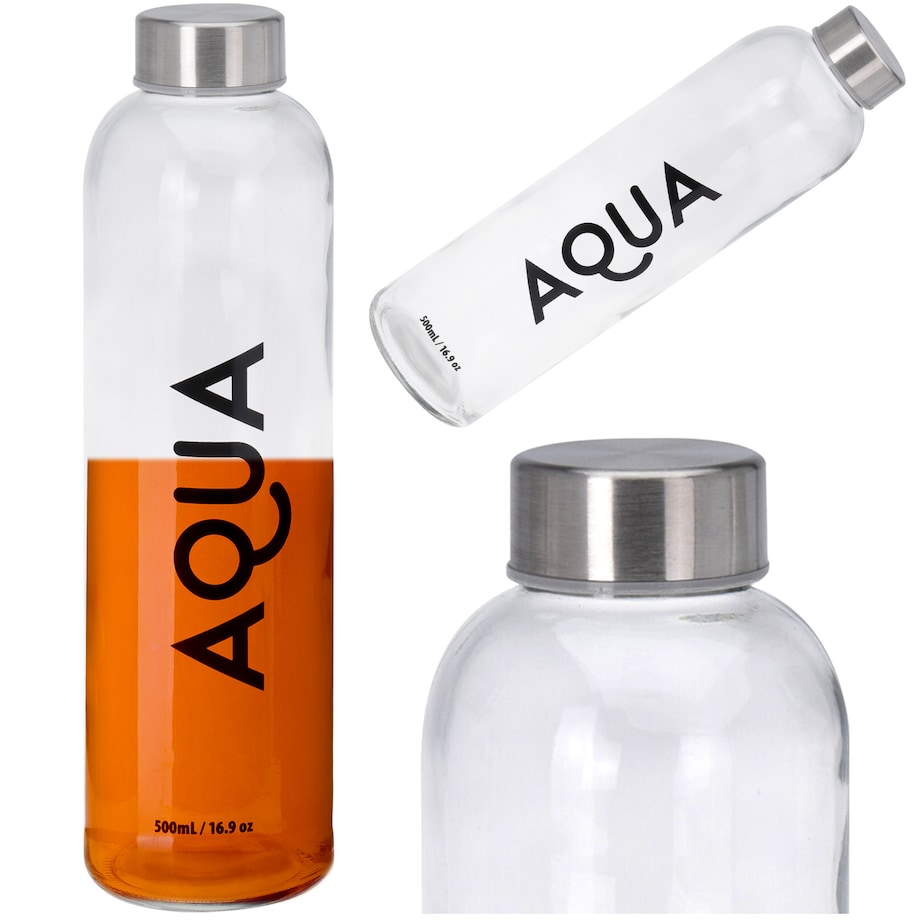 Szklana Butelka Na Wodę 750 Ml Napoje Sok Zakręcana Na Lato