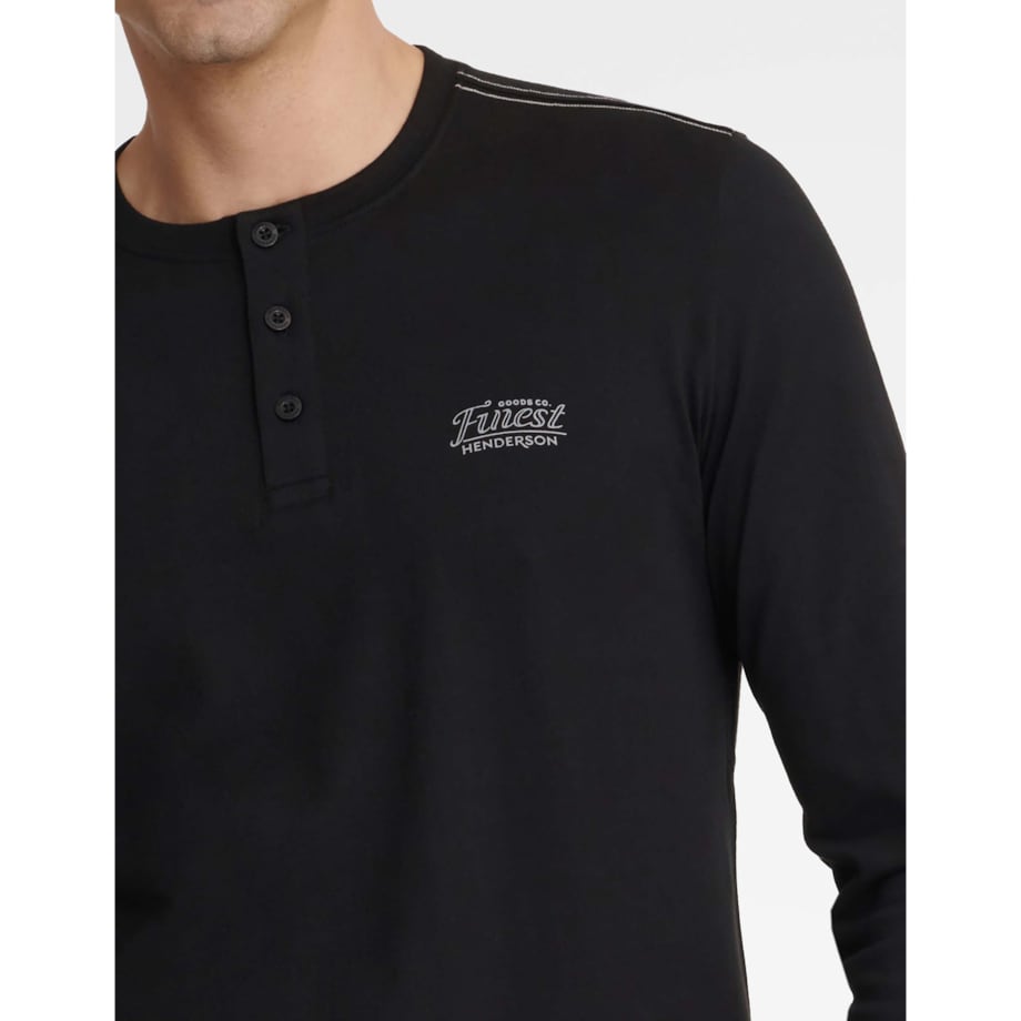 Piżama Usher 40946-99X Czarna Czarny, XXL