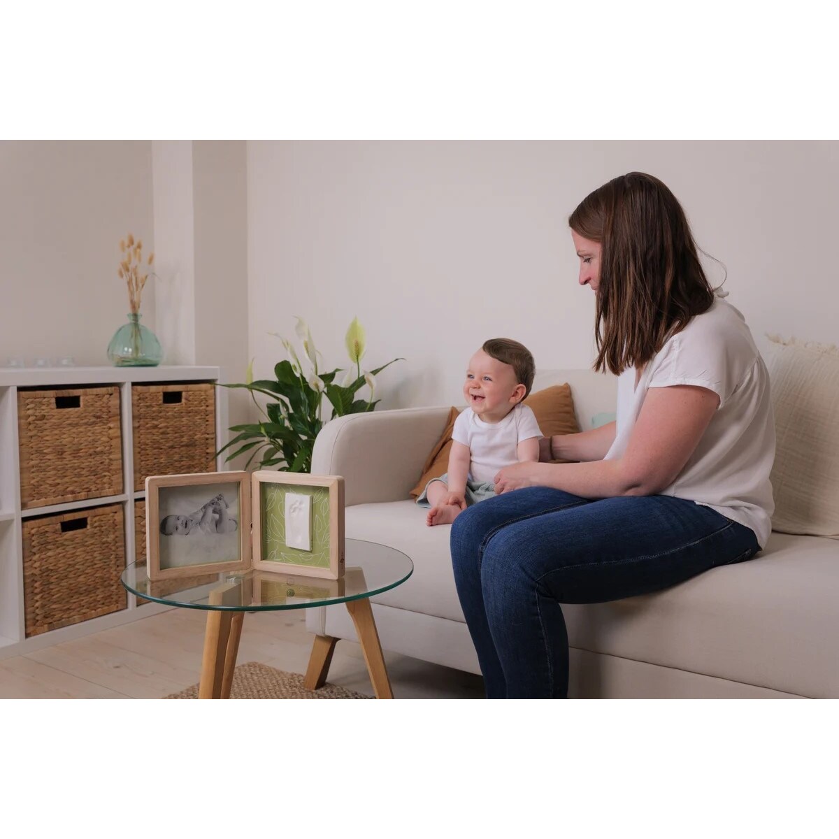 Podwójna ramka na odcisk i zdjęcie Petit Artichaut - Liście