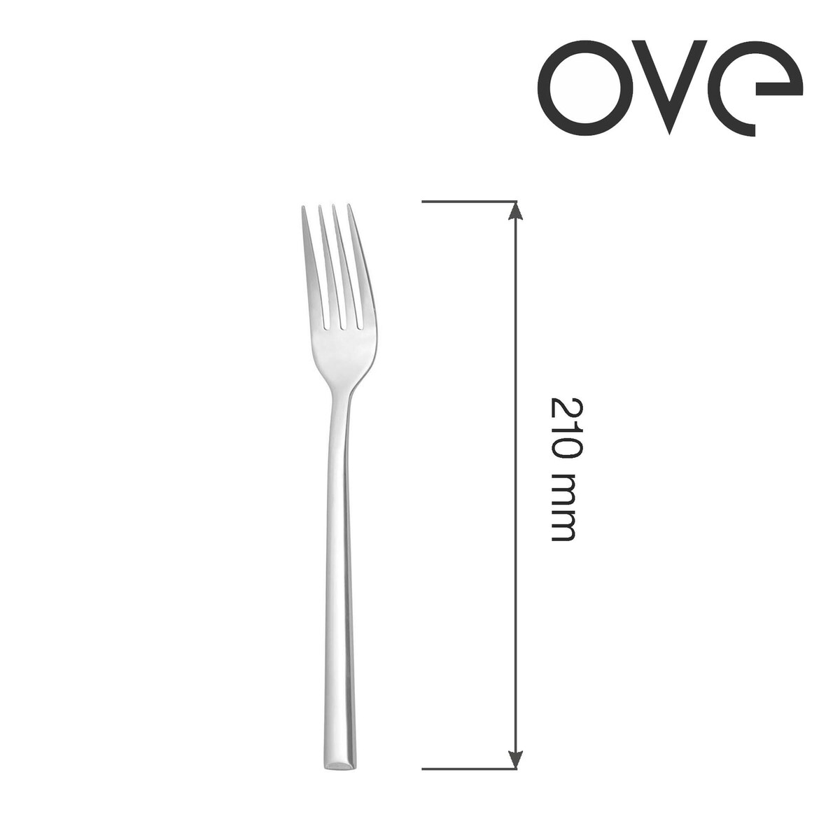 Widelec stołowy Bergen, OVE, 210 mm, zestaw 12 szt.