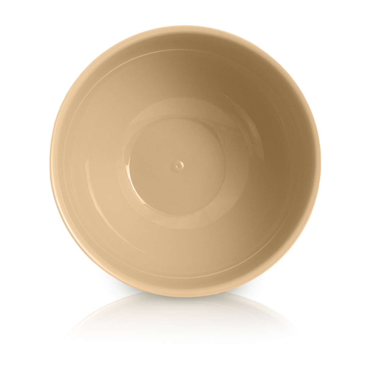 Miska Plastikowa Okrągła Kuchenna Z Pokrywką Zamykaniem Zestaw Misek 3 Szt. Misa Beżowa