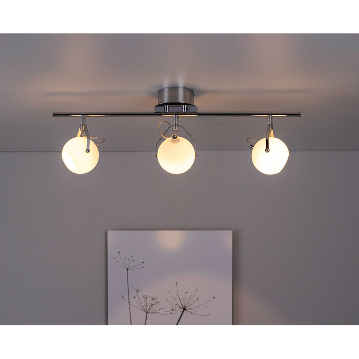 Lampa Sufitowa BRITOP Lighting 3xLED 3W Kompozycja Chromu i Bieli w Klasycznym Stylu, 1 szt.