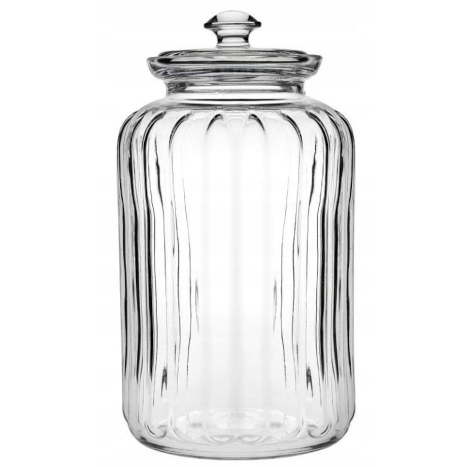 SŁOIK Z POKRYWKĄ 2,5 L na żywność słodkości PASABAHCE ładny prezent box