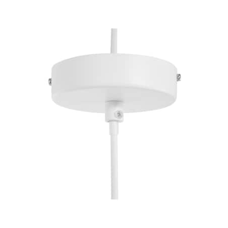 Lampa wisząca metalowa biała MEUSE
