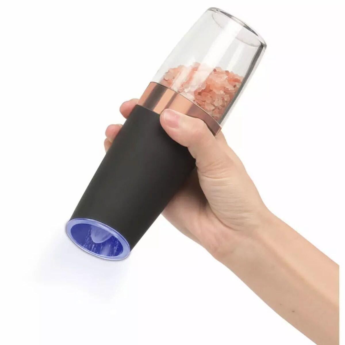 Młynek elektryczny grawitacyjny do soli i pieprzu KINGHOFF