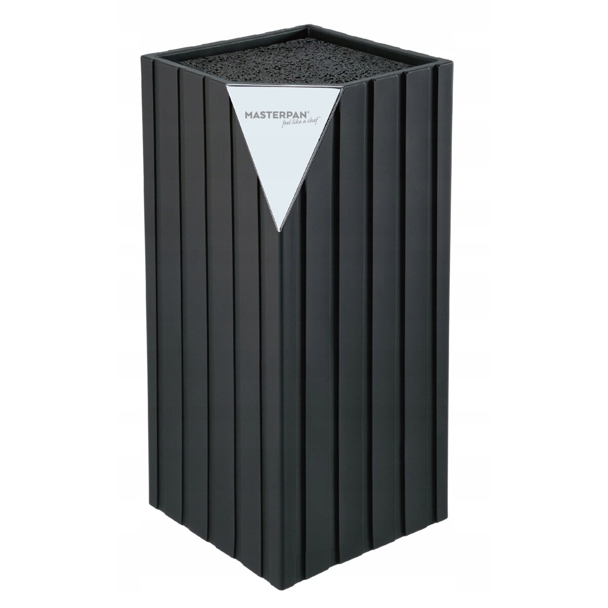 Blok Na Noże Kuchenne Stojak Uniwersalny Wkład Pręciki 22Cm Czarny