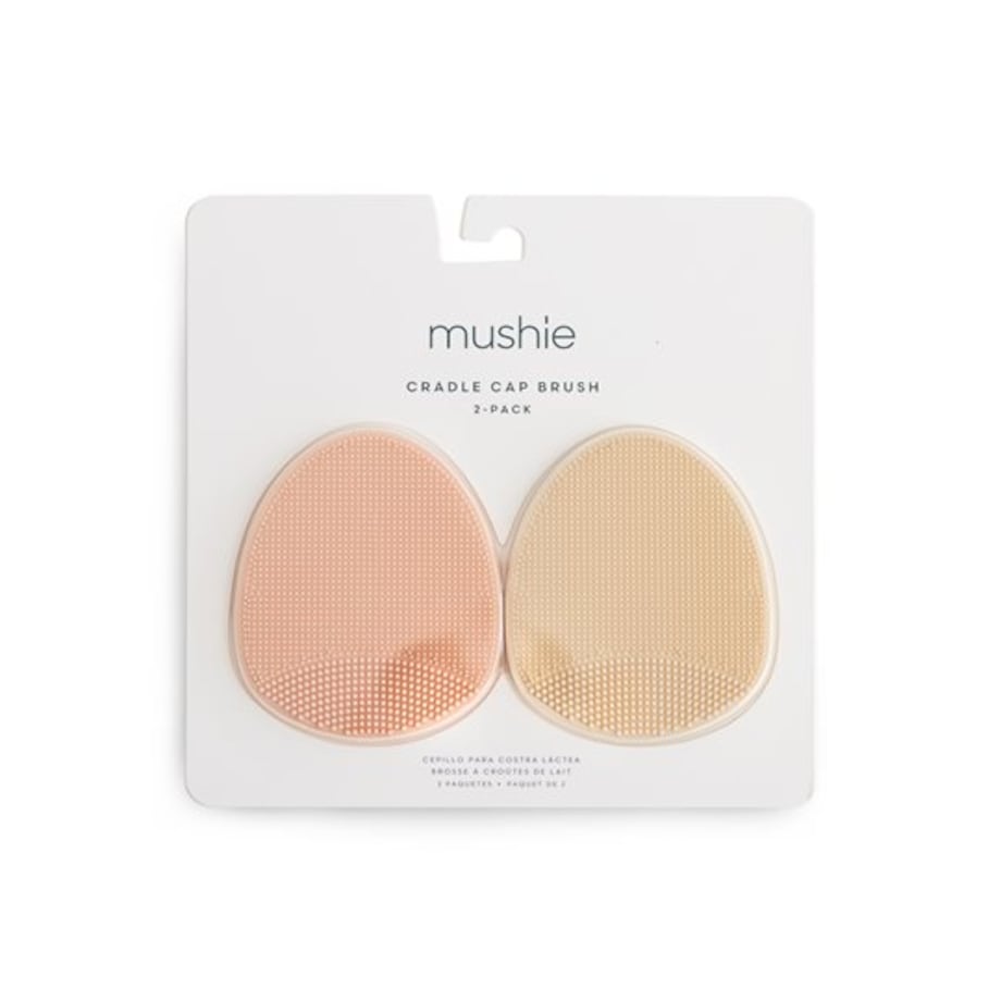Mushie Szczotka na Ciemieniuchę dla Niemowląt Blush / Shifting Sa