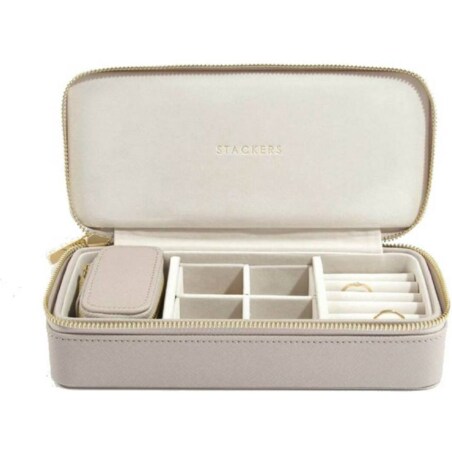 Pudełko podróżne na biżuterię Travel Large Stackers taupe