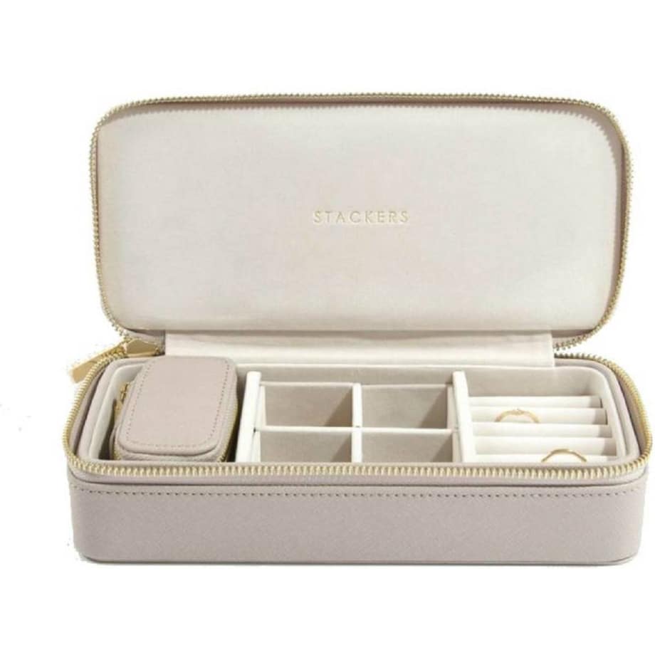 Pudełko podróżne na biżuterię Travel Large Stackers taupe