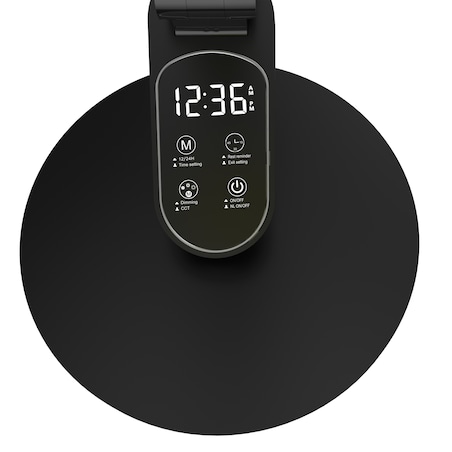 Lampka Biurkowa Szkolna Na Biurko Stołowa Led Trzy Barwy Do Pracy Z Zegarem