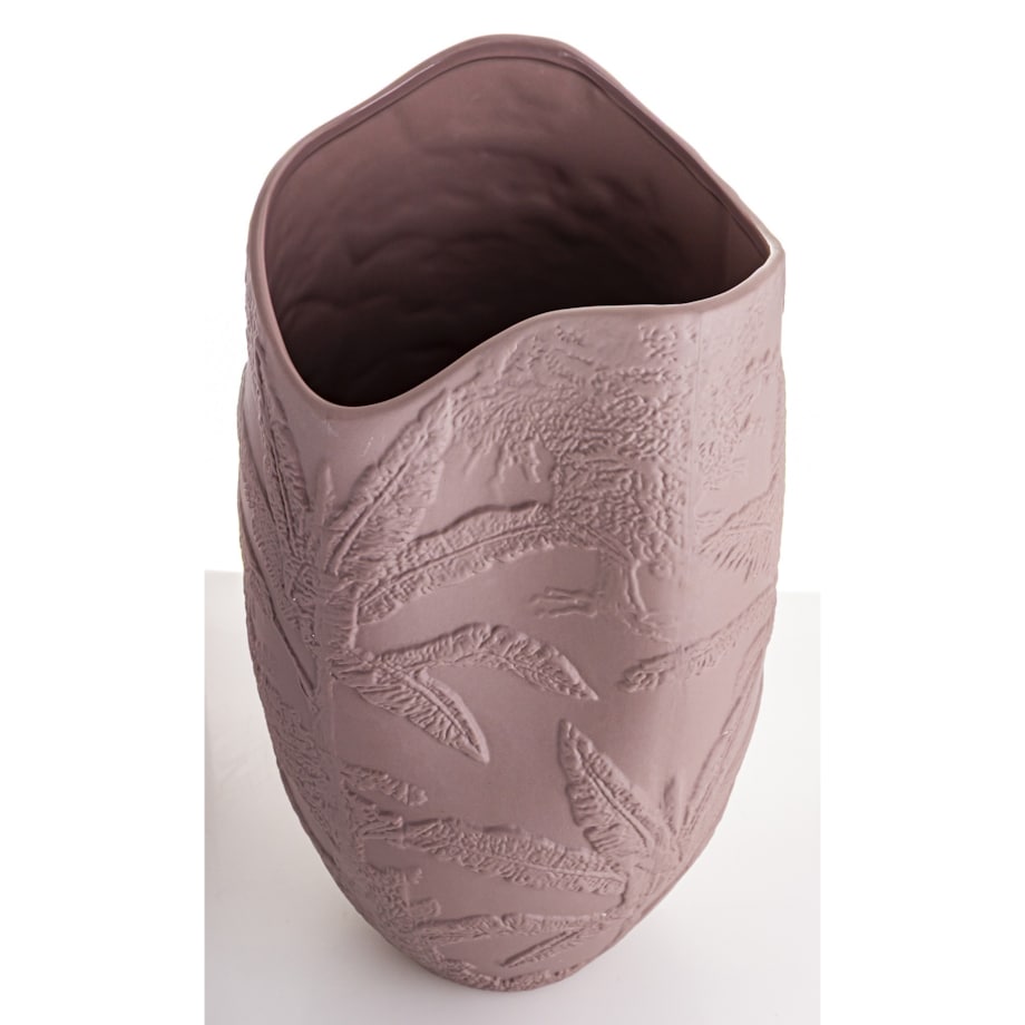 Wazon porcelanowy 36x19x16 cm MELINDA różowa