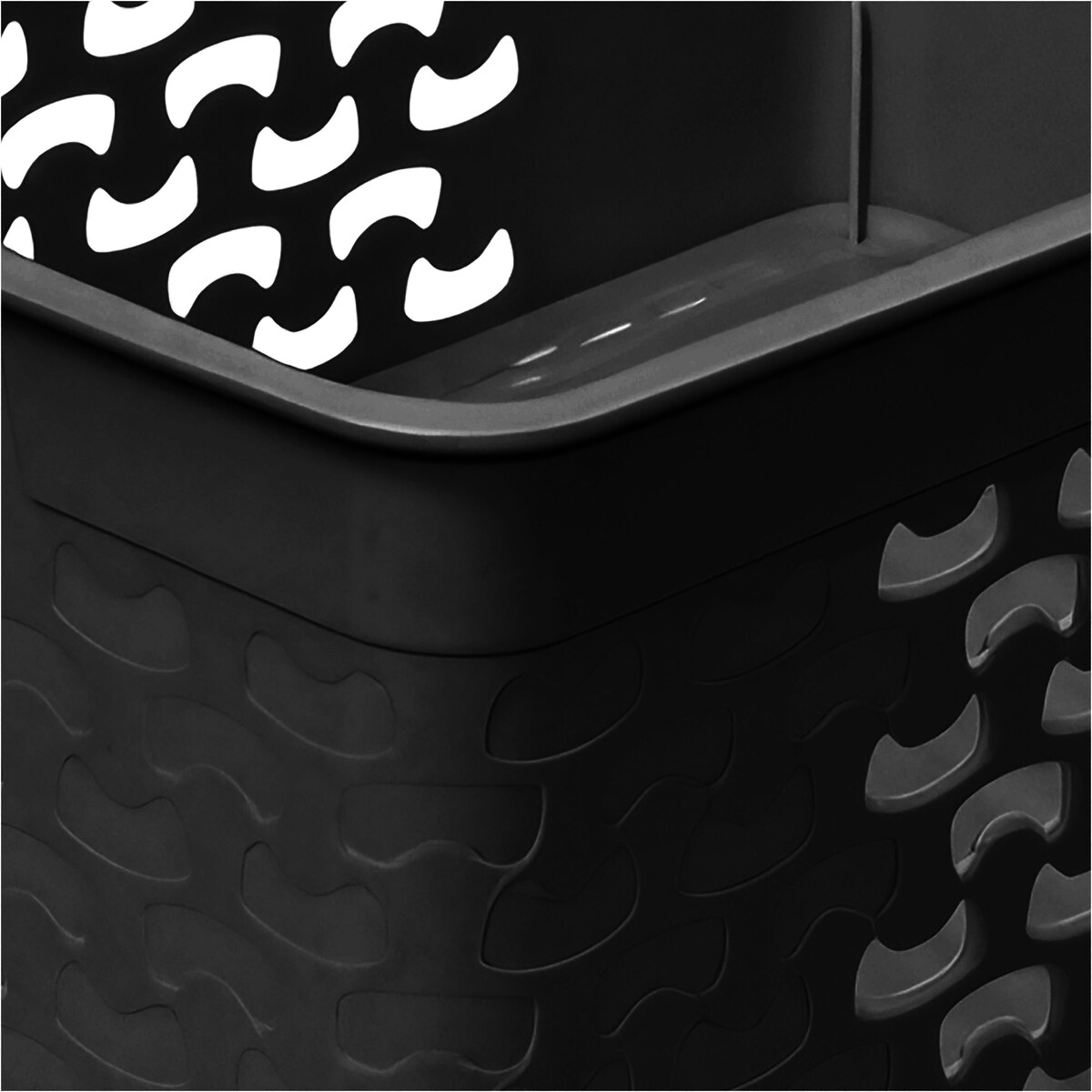 Koszyk Ażurowy Koszyczek Pudełko Organizer Szary