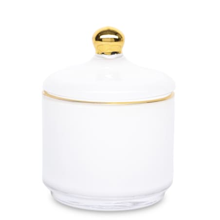 Pojemnik dekoracyjny szklany 13x10,5x10,5 cm