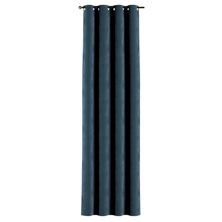 Zasłona na kółkach 1 szt. 130x245 pruski błękit