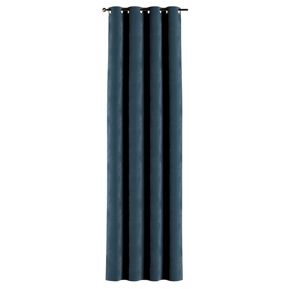 Zasłona na kółkach 1 szt. 130x245 pruski błękit