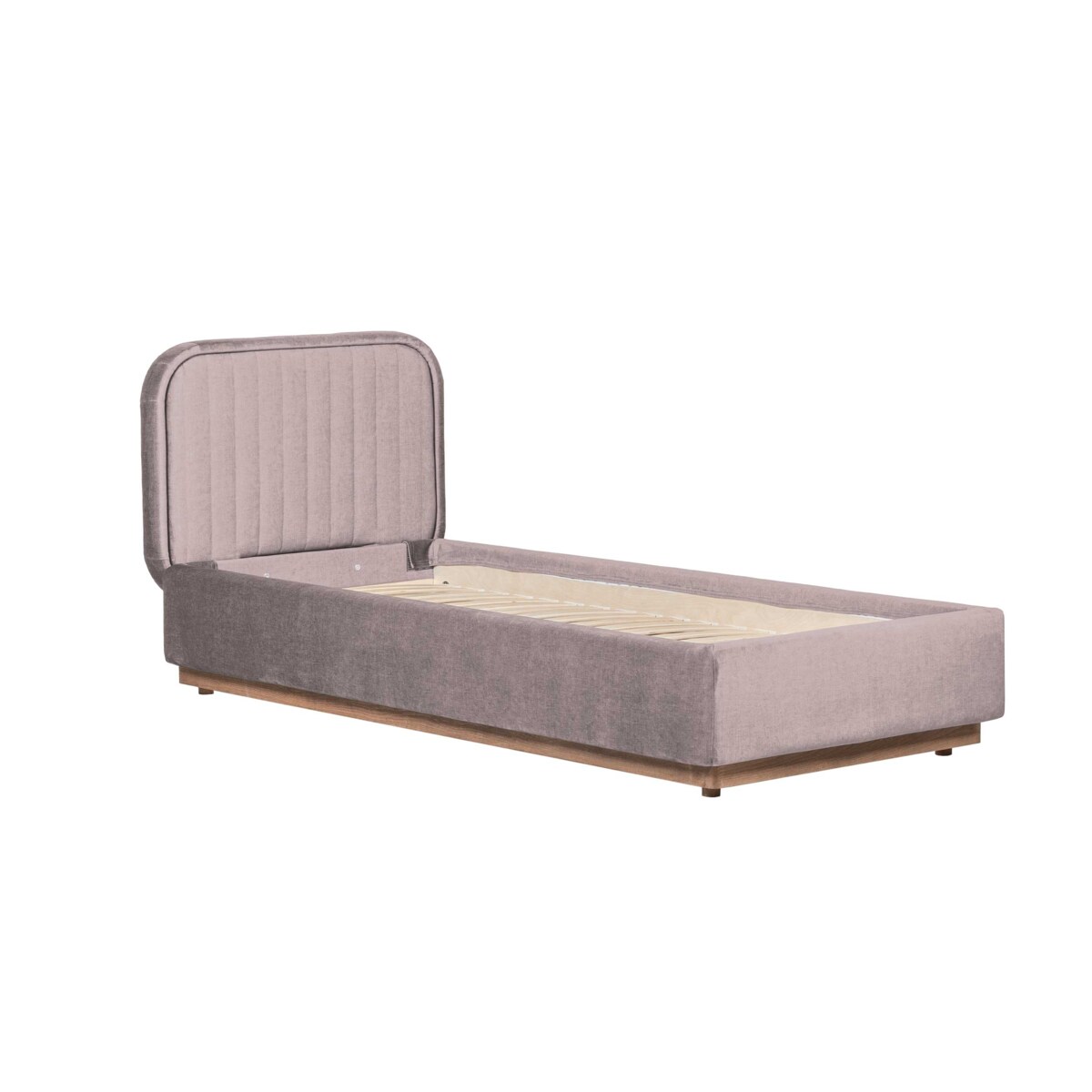 Łóżko dziecięce Delikate (90x200) w tkaninie Deluxe Steel