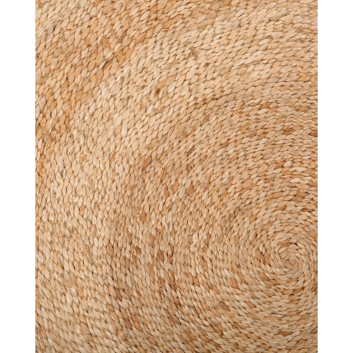 Dywan okrągły z juty ⌀ 140 cm beżowy ERENCE