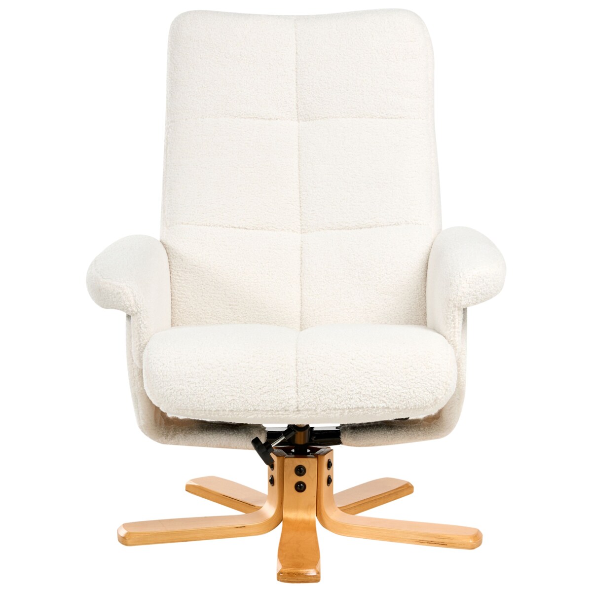 Rozkładany fotel EPSE Boucle Złamana biel