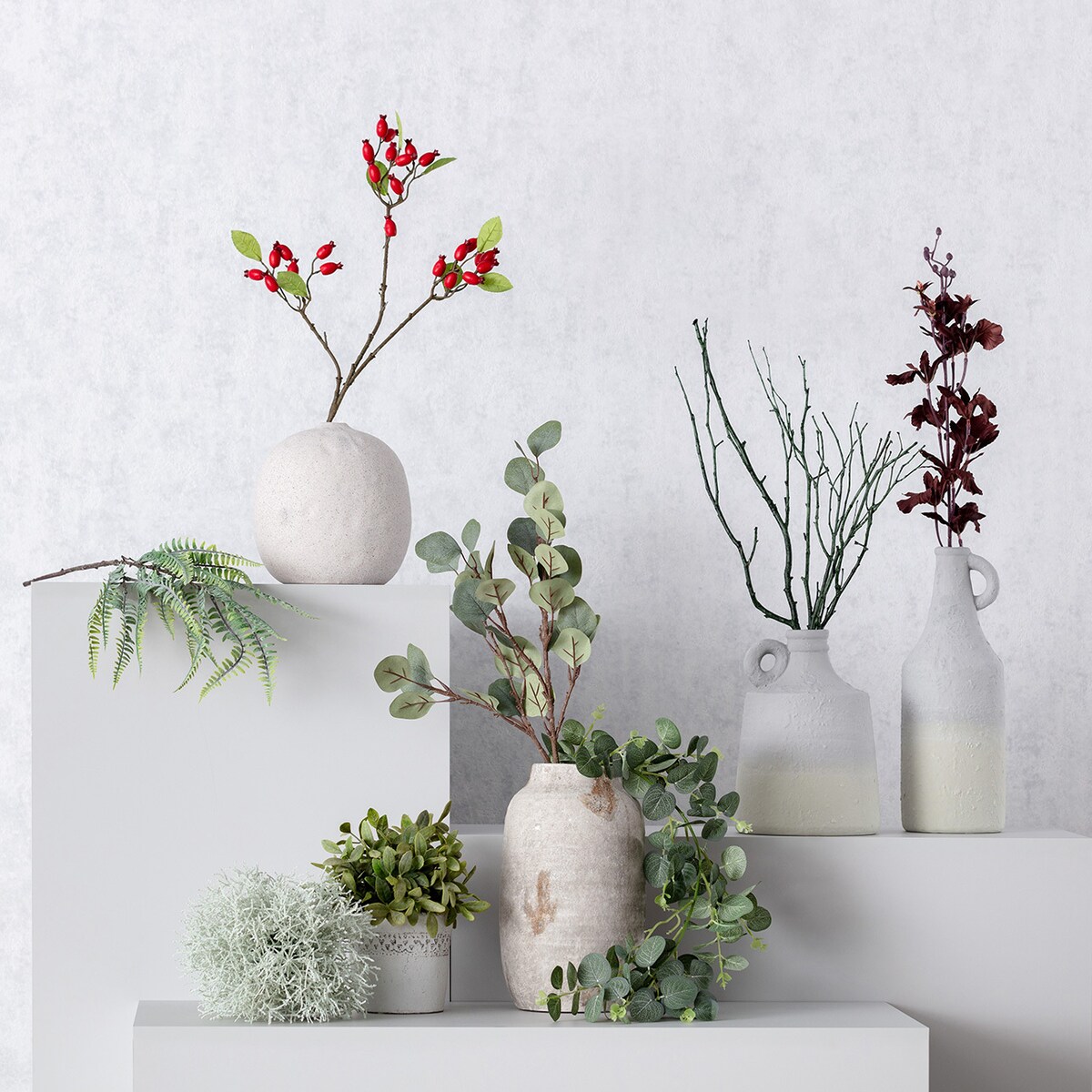 Gałązka Leszczyny 50cm dark green, 10 x 10 x 50 cm