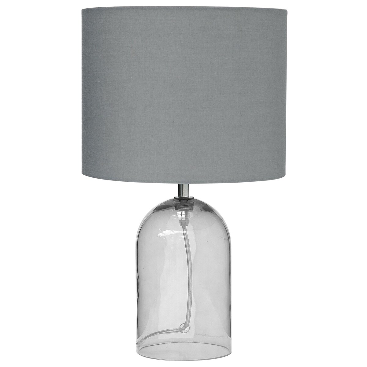 Lampa stołowa DEVOLL Szkło Szary